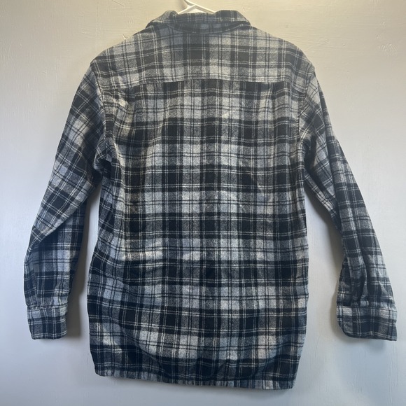 Pendleton Wool Board‎ Shirt Douglas Tartan Gray Black Plaid 100% Virgin Wool S - Picture 9 of 14